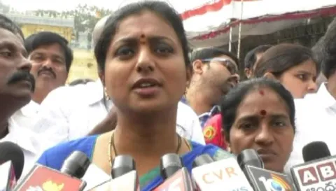YSRCP MLA Roja Slams TDP Government over Srivari Jewellery - Sakshi