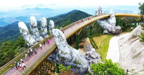Vietnam bridge: Walking through a god's hands - Sakshi
