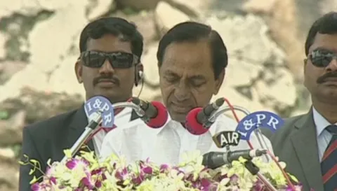 CM KCR Speech in 72nd Independence Day Celebrations  - Sakshi