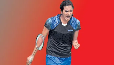 PV Sindhu creates history, enters women's single badminton final - Sakshi