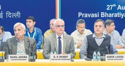 Opposition seeks reverting to ballot paper says EC - Sakshi