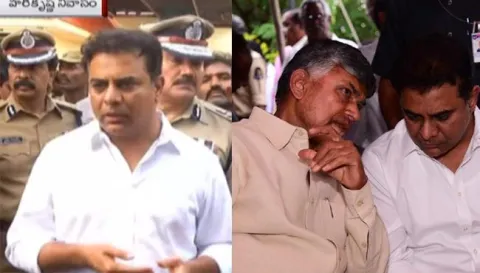 KTR Pays Tribute To Nandamuri Harikrishna Death - Sakshi