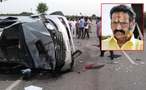 Nalgonda SP told Causes of Hari Krishna Road Accident - Sakshi
