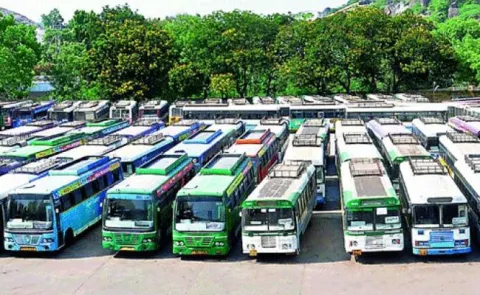 RTC unions to strike over Motor Vehicle Amendment Bill - Sakshi
