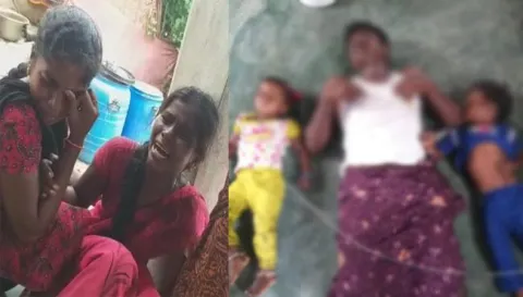 Three died due to electric shock - Sakshi