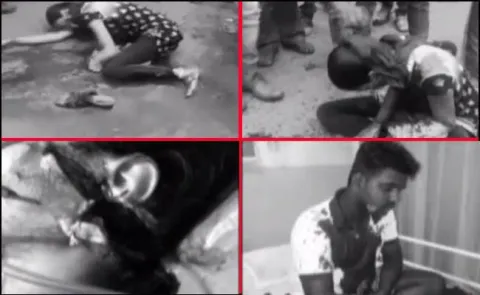 Hyderabad Father Attack On Lovers With Knife in erragadda - Sakshi