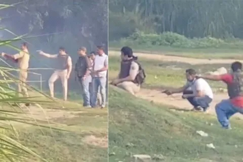 Live Encounter in UP,Cops invited journalists to watch - Sakshi