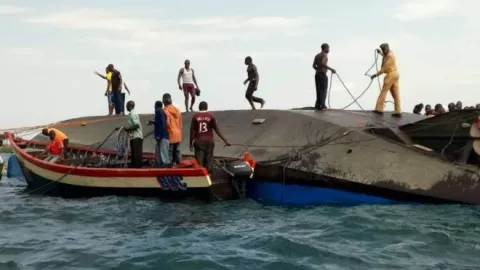 Tanzania ferry disaster,Death toll rises to 127 after a boat capsized on Lake Victoria - Sakshi