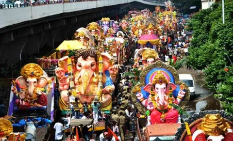 Ganesh Nimajjanam Celebrations In Telangana - Sakshi