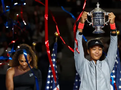 US Open 2018,Naomi Osaka wins title after Serena Williams outburst - Sakshi