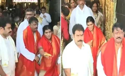 director ramgopal varma visits tirumala - Sakshi