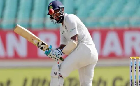 Cheteshwar Pujara has a bottle of Water in His Pocket video Goes Viral - Sakshi