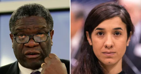 Denis Mukwege and Nadia Murad win Nobel Peace Prize 2018 - Sakshi