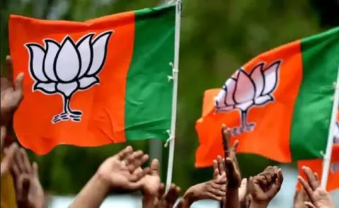 BJP Dausa MP Harish Chandra Meena joins Congress - Sakshi