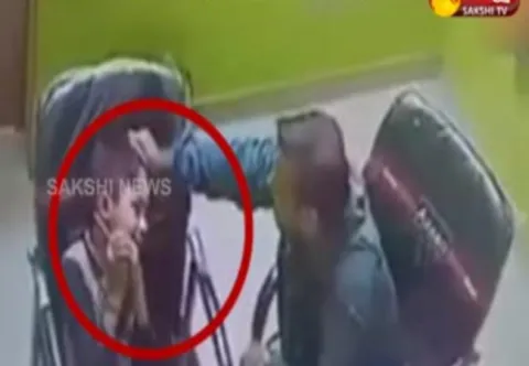 Tuition teacher thrashes 7-year-old with shoes, bites his fingers - Sakshi