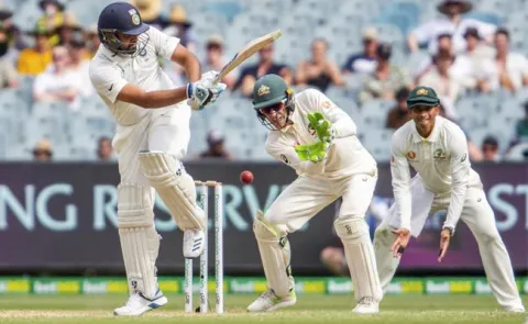 Boxing Day Test Match Cheteshwar Pujara Out After Scored Century - Sakshi