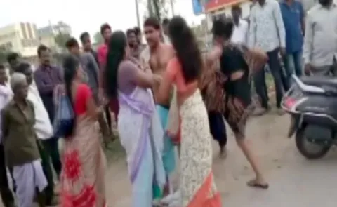 Hizras attack on fake Hizra in Warangal  - Sakshi