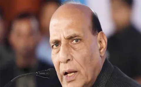 High Level Meeting  At Rajnath Residence Over Pulwama Attack - Sakshi