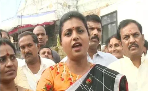 YSRCP MLA Roja Fires On chintamaneni prabhakar - Sakshi