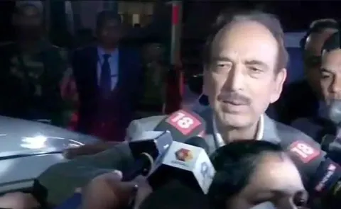 Ghulam Nabi Azad Says We Have Appreciated Thee Efforts By The Forces - Sakshi