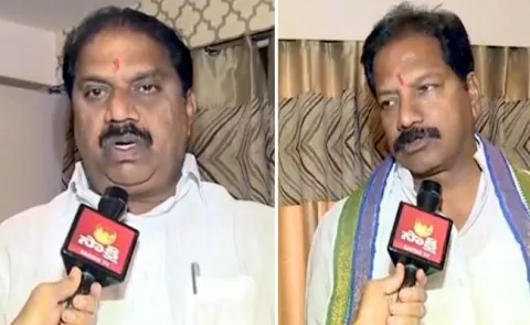 YSRCP Leader Kona Raghupathi Criticises Chandrababu Naidu Over Fake Survey - Sakshi
