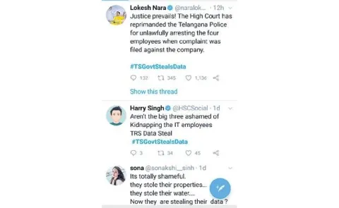 Nara Lokesh Funny Tweets On Ys Jagan, KTR Over IT Grids Scam - Sakshi