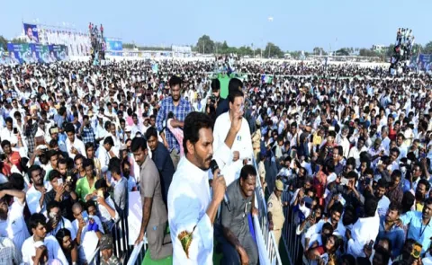 YS Jagan Speech In Nellore Samara Shankaravam - Sakshi