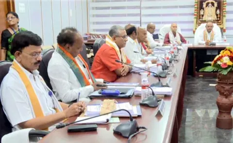 TTD Board Meeting Controversy | TTD Eo and JEO Walked Out | - Sakshi