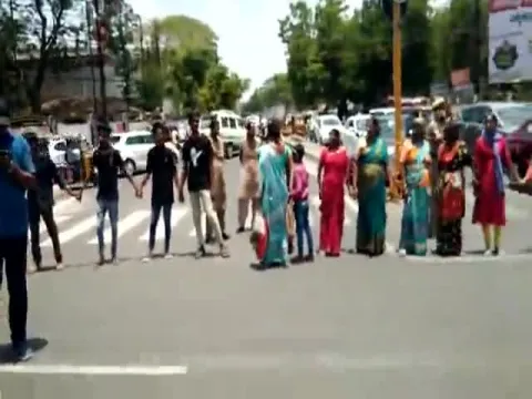 Hanamkonda people demands justice for Shritha murder