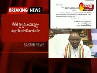Putta Sudhakar Yadav Resigns as TTD Chairman  - Sakshi