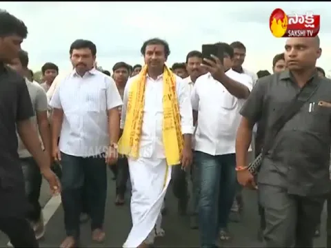 YSRCP MLA Sudheer Reddy Padayatra To Tirumala