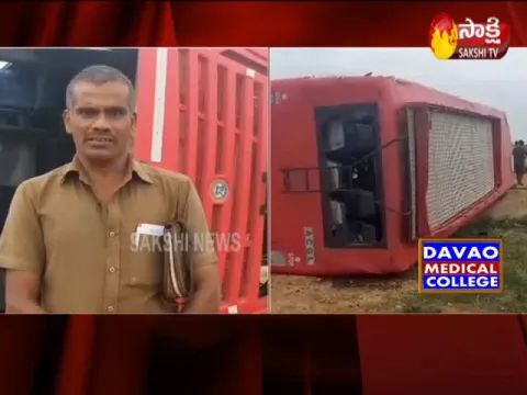 Two injured in rtc bus accident