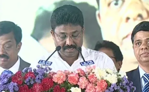 Adimulapu Suresh Takes Oath As AP Cabinet Minister  - Sakshi