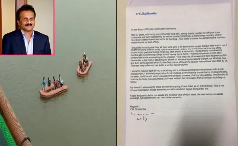 Cafe Coffee Day founder V.G. Siddhartha goes missing