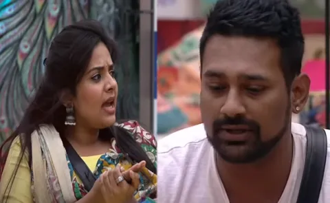 Bigg Boss 3 Telugu Varun Sandesh And Srimukhi Fires Each Other - Sakshi
