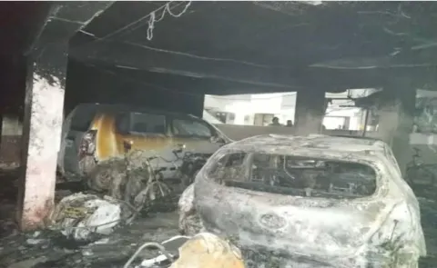 Fire Accident at Malkajgiri Ganesh Mandapam