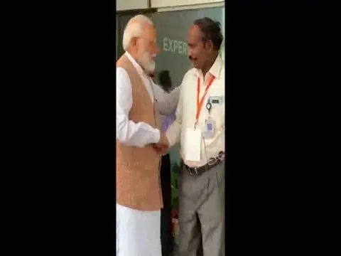 PM Modi Console Emotional ISRO Chairman Sivan After Broke Down