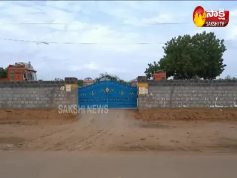 TDP Leader Land Kabja in Satyavedu