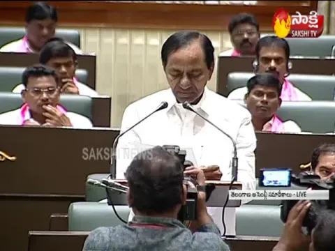 CM KCR Present Telangana Budget