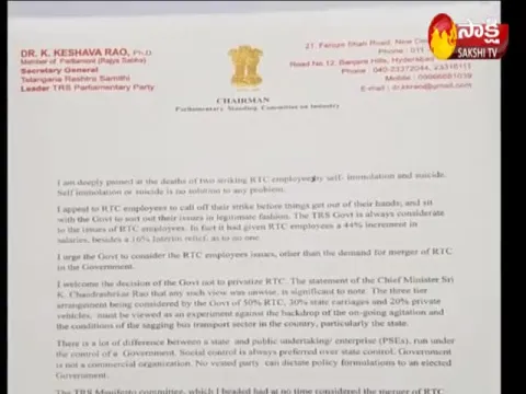 K Kesava Rao advises Call off strike