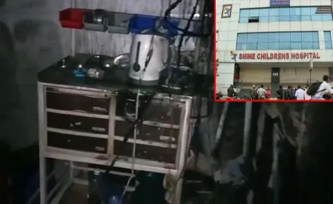 Fire breaks out in Shine children hospital