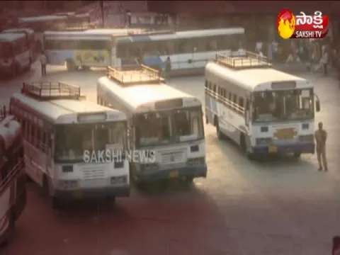 RTC Buses Strike in Telangana