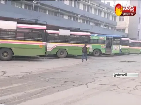 Telangana: Bus strike continues for Third day