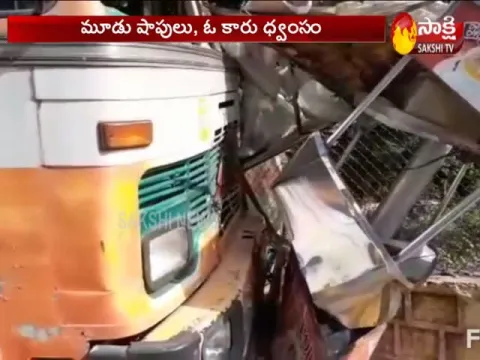 Lorry hulchul in Secunderabad