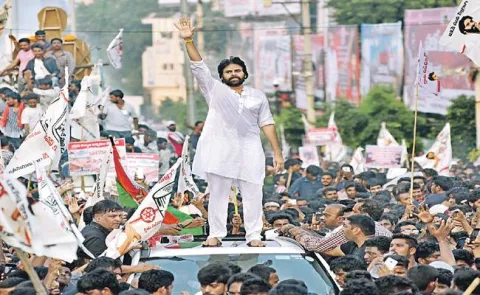 Janasena Pawan Kalyan Long March