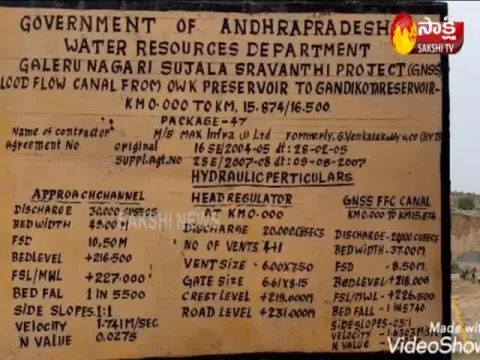 35 Crores Save On Galeru And Nagari Second Phase