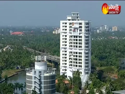 Kochi Maradu Flat Comes Crashing Down