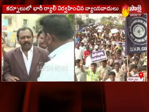 Kurnool Lawyers Thanks To AP CM YS Jagan Rally - Sakshi