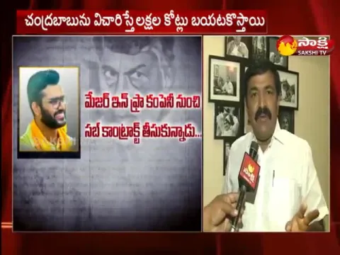 Dwarampudi Chandrasekhar Reddy Dire On Chandrababu Naidu Over Income Tax Raids - Sakshi