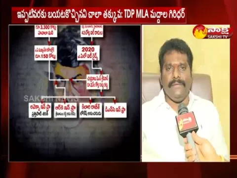 TDP MLA Maddali Giridhar Slams Chandrababu Naidu - Sakshi